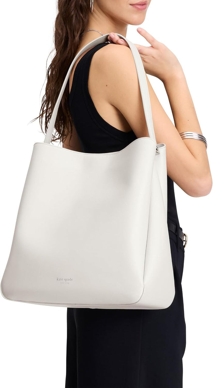 kate spade new york Grace Fine Grain Leather Large Hobo