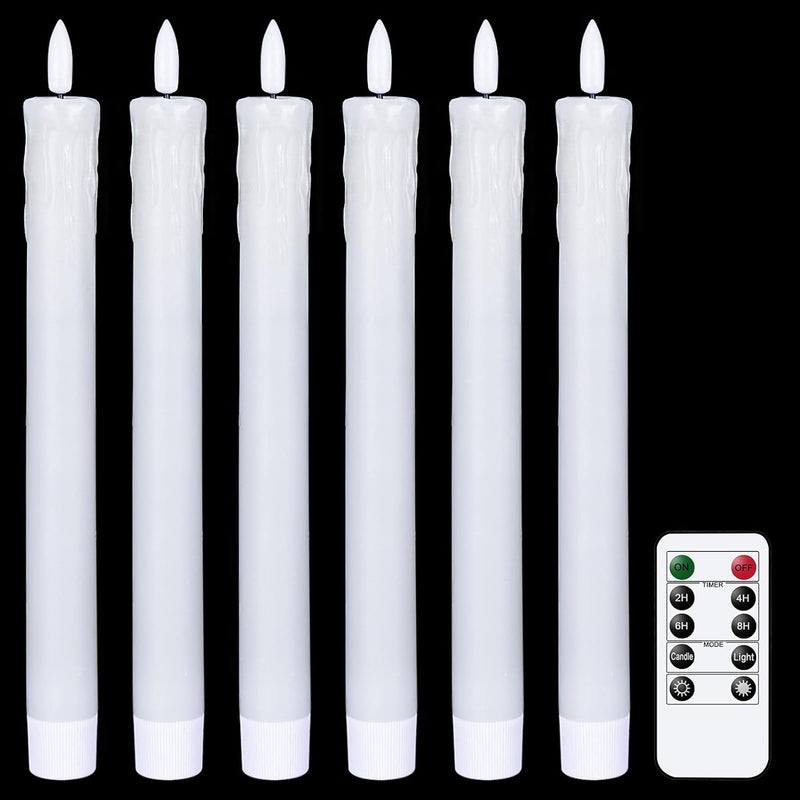 GenSwin Flameless Candles Black 4 Pcs