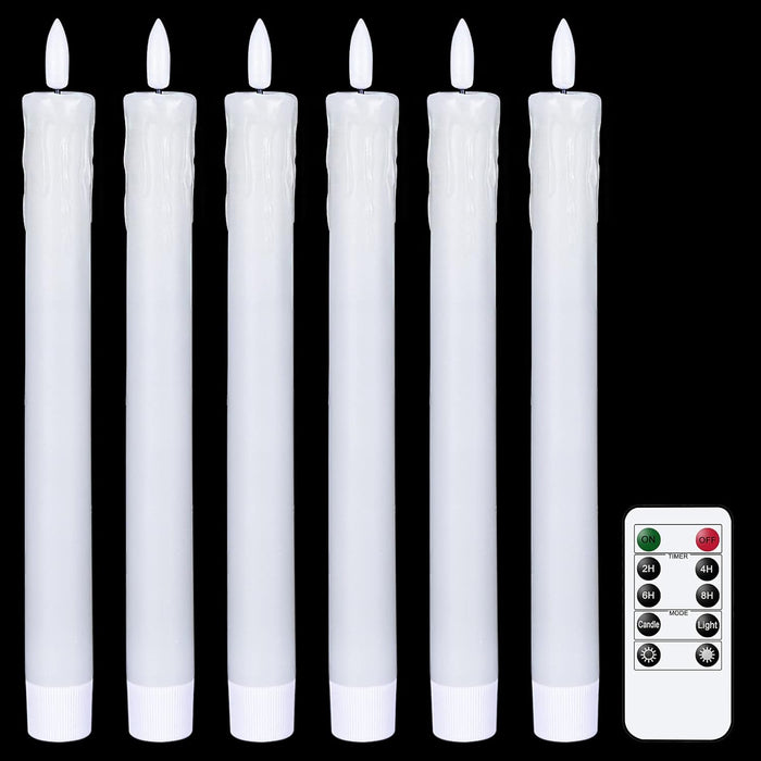 GenSwin Flameless Candles Black 4 Pcs