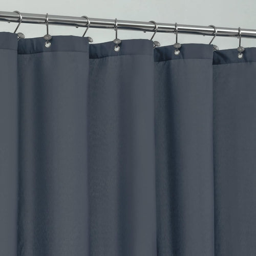 ALYVIA SPRING Waterproof Fabric Shower Curtain Liner with 3 Magnets - Soft Hotel Quality Cloth Shower Liner, Light-Weight & Machine Washable - Standard Size 72x72, White