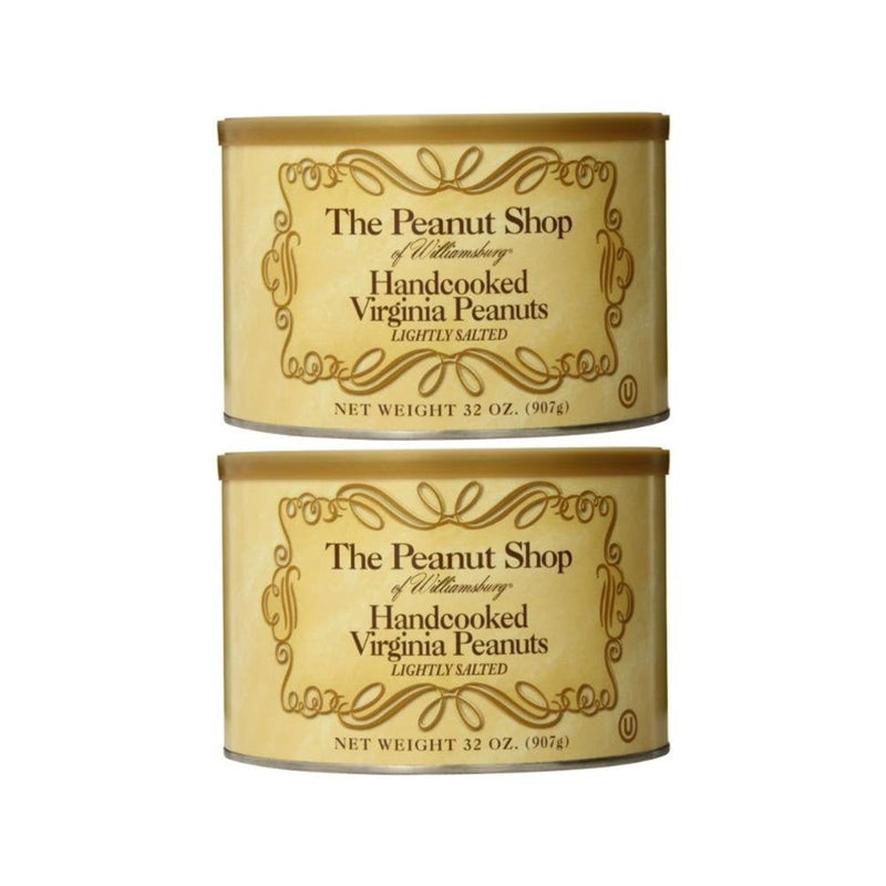 The Peanut Shop of Williamsburg Hot Habanero Chile Pepper Virginia Peanuts, Williamsburg Peanuts Store Gourmet Gift - 10.5 Oz Tin