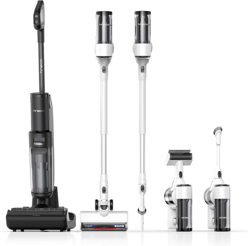 Tineco Floor ONE S7 PRO Cordless Wet Dry Vacuum Cleaner, Smart Floor Cleaner Mop for Hard Floors, Long Run Time, Dual-Sided Edge Cleaning, Self-Cleaning, Centrifugal Drying Process