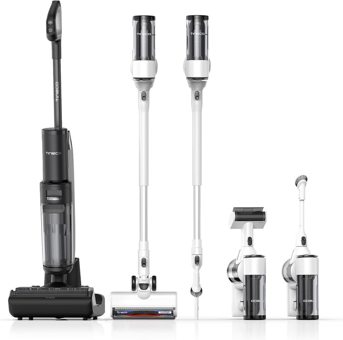 Tineco Floor ONE S7 PRO Cordless Wet Dry Vacuum Cleaner, Smart Floor Cleaner Mop for Hard Floors, Long Run Time, Dual-Sided Edge Cleaning, Self-Cleaning, Centrifugal Drying Process