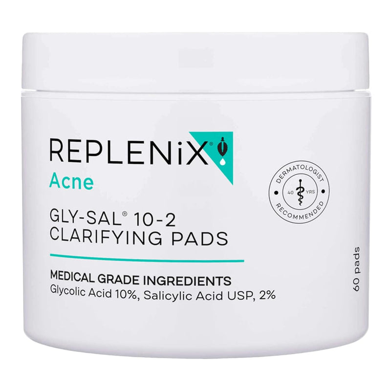 Replenix Acne Treatment Skin Care Regimen, Medical-Grade Set Includes Glycolic Acid Resurfacing Cleanser (6.7 fl. oz), Gly-Sal Clarifying Acne Pads (60 ct.) & Benzoyl Peroxide Acne Gel (2 oz)