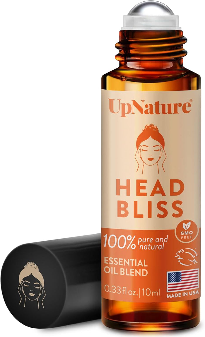 UpNature Calm Essential Oil Roll On - 100% Natural Stress Relief Aromatherapy - Relaxation Self Care Gifts for Women - Nurse Essentials