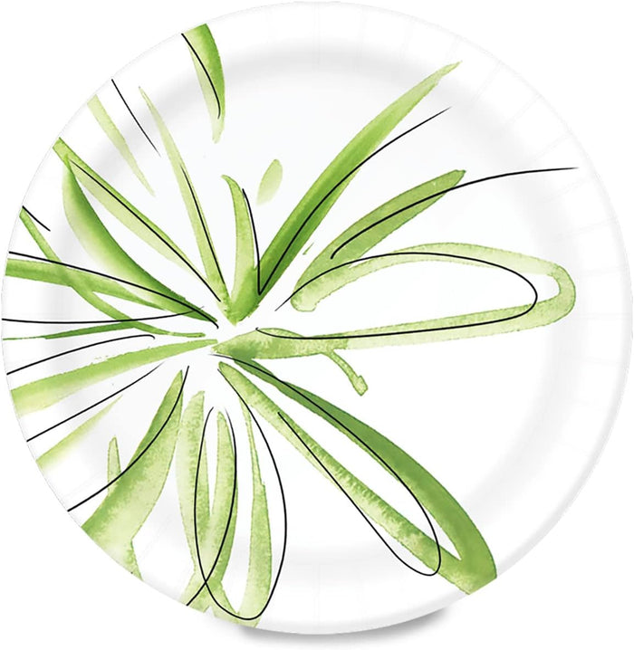 Amazon Basics Everyday Paper Plates, 10 Inch, Disposable, 50 Count