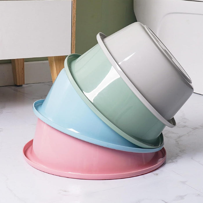 29.5x10cm Blue Dishpan,Plastic Portable Wash Basin,Wash Basin For Baby Bottles,Small Multi Purpose Wash Basin,Cleaning Basin,Household Round Wash Basin Thickened
