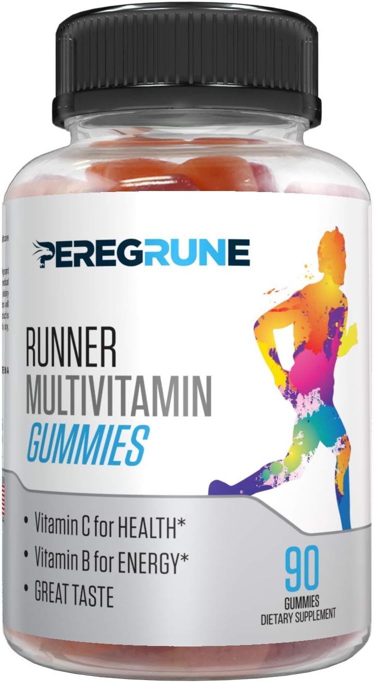 Runner Multivitamin – Engineered Vitamin with Antioxidants for Health/Running Recovery – Complete B Complex for Endurance, Energy – Probiotics, Whole Foods – Certified Running Supplements