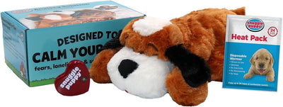 Snuggle Puppy Original, Dog Toy with Calming Heartbeat, Soothing Plush Companion Reduces Pet Anxiety, A Crate Training Essential, Includes Heat Pack & Batteries, Trusted by Millions of Dog Parents