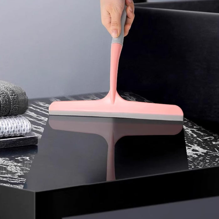 3 Pcs Shower Squeegee for Glass Doors, Car Window Squeegee, Streak-Free Mirror Cleaner Tool for Bathroom Kitchen Sink Countertop Tile Glass Shower Door Scraper Household Squeegees, with 3 Hooks