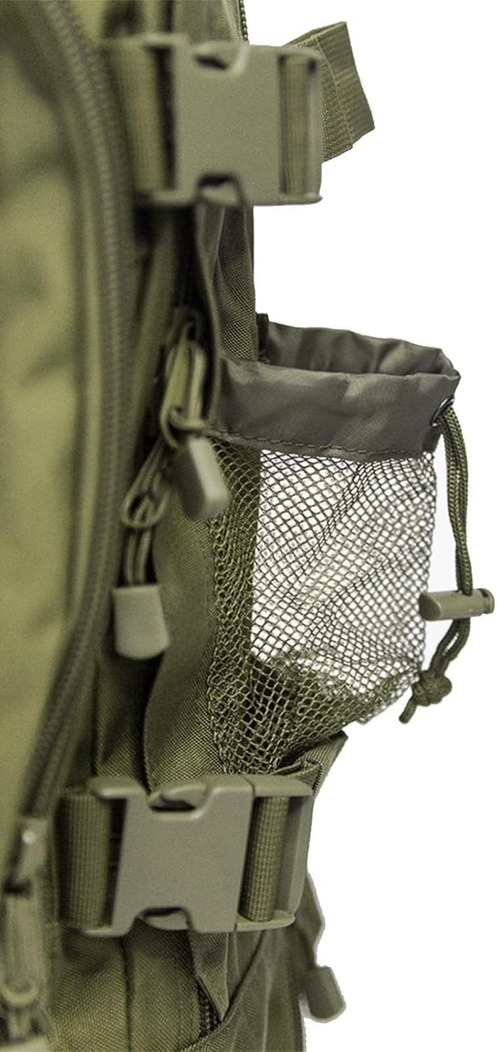 Tactical Backpack Military Hiking Daypack - Molle Backpack for Men 3 Day Assault Pack Bug Out Bag for Camping Travel Army Hunting Gym Rucksack Survival (Green)