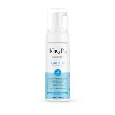 The Honey Pot Company - Sensitive Feminine Wash - Herbal Infused - PH Balanced Plant Based Natural Hygiene Products - 5.51 Fluid Oz
