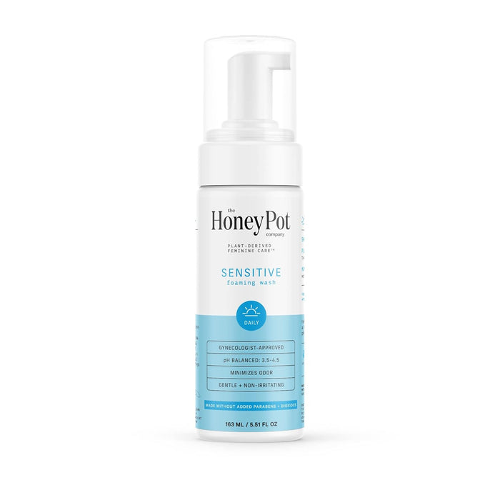 The Honey Pot Company - Sensitive Feminine Wash - Herbal Infused - PH Balanced Plant Based Natural Hygiene Products - 5.51 Fluid Oz