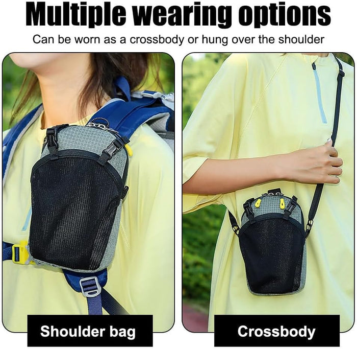 MiOYOOW Tactical Backpack, Waterproof Tactical Chest Rig with Elastic Strap, Sling Crossbody Bag for Outdoor Travel Hunting