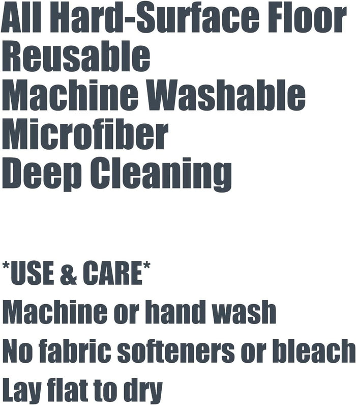 6 Pack Mop Head Replacement Compatible with O Ceda EasyWring Spin Mop Replace Refills for Ocedar, Deep Cleaning Machine Washable and Easy-to-Replace