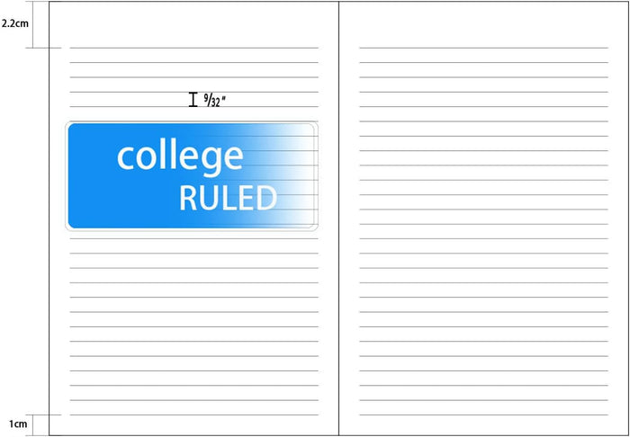 6 Pack Notebook Journals Bulk for Travelers, Class and Office, Diary Writing Subject Memo Book Planner with Lined Paper, College Ruled, 60 Pages/ 30 Sheets, 5.5x8.3 inch, Travel Note Book Set