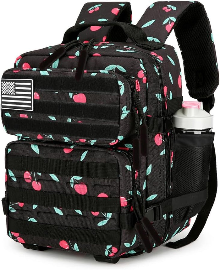 9L Mini Tactical Backpack 9L Assault Pack 9L Tactical Backpack Hiking Fitness Backpack(Rainbow Tie-Dye)