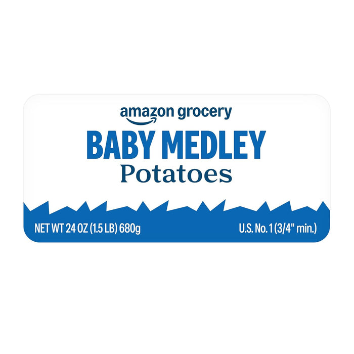 Amazon Grocery, Baby Medley Potatoes, 1.5 Lb (Previously Amazon Fresh, Packaging May Vary)