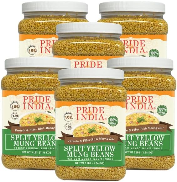 Pride Of India - Indian Bean & Lentil Superfood - Five Delicious Panchratna Dal Mix, 1.5 Pound Jar