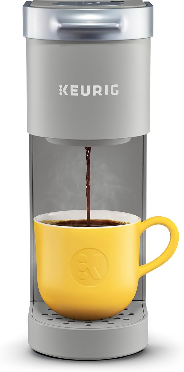 Keurig K-Mini Single Serve K-Cup Pod Coffee Maker, 6 to 12oz Brew size, with Cord Storage, Perfect for Small Spaces, Dusty Rose