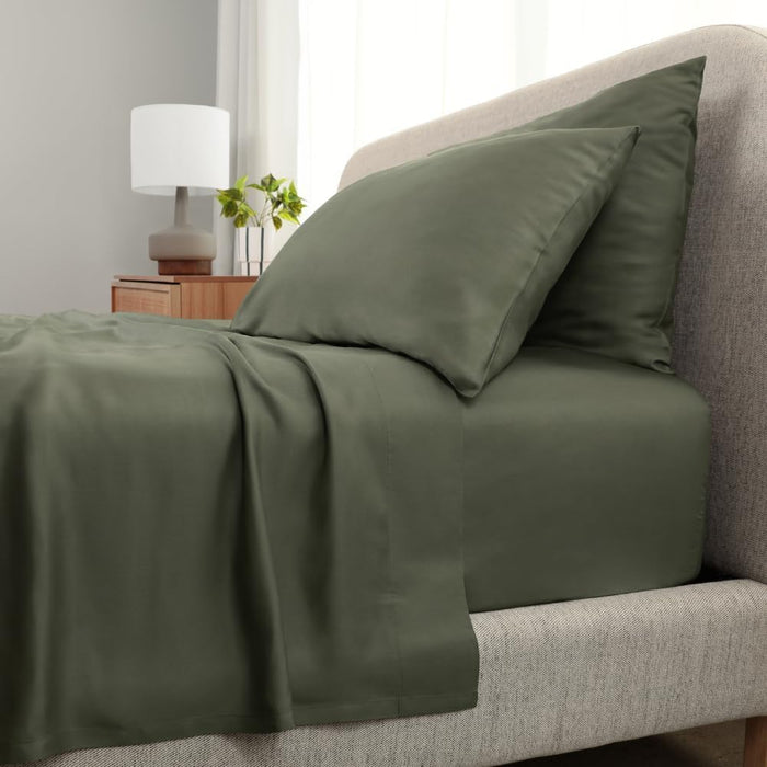 Cariloha Aloha Soft 4-Piece Sheet Set | Natural | King | Made from 100% Viscose derived from Bamboo | Introductory Sheet Line