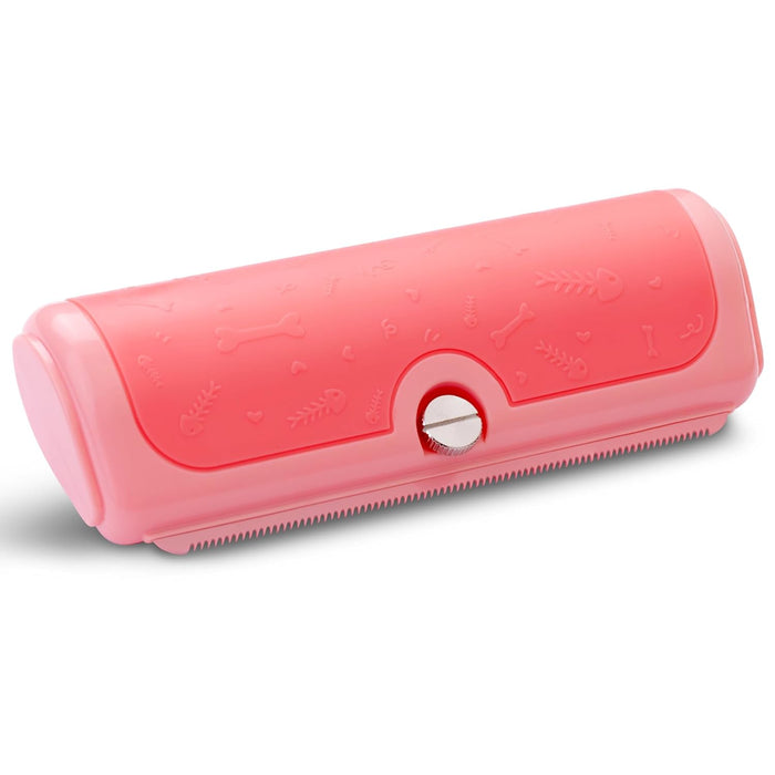 Cat & Dog Deshedding Brush – Purple Grooming Tool for Cats & Dogs, Gentle Fur Remover Comb, Comfortable Anti-Slip Handle, Easy to Clean