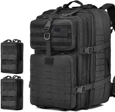 64L Large Tactical Backpack, Military Molle Bag for Hiking