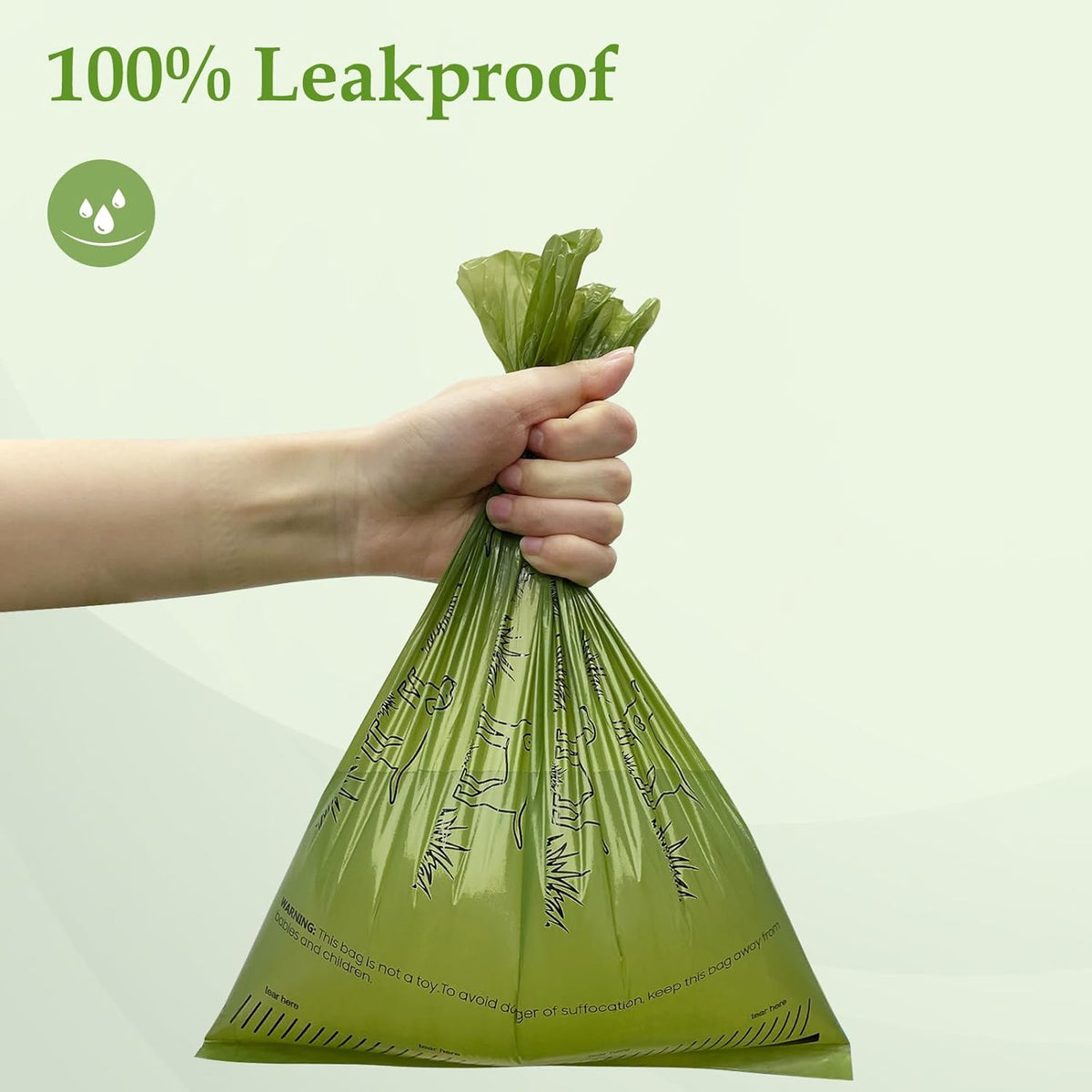 720 Count Lavender Scented 13” x 9”Dog Poop Bags Rolls, Leakproof Strong & Sturdy Waste Bags for Doggie Cat Pet