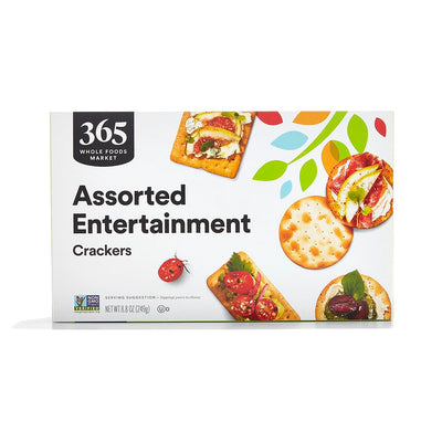 365 by Whole Foods Market, Assorted Entertaining Crackers, 8.8 Ounce