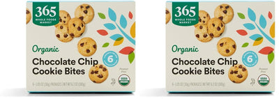 365 by Whole Foods Market, Organic Chocolate Chip Cookie Bites, 6.3 Ounce (Pack of 2)