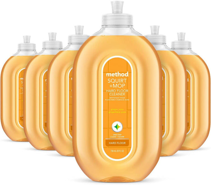 Method Squirt + Mop Hardwood Floor Cleaner, Almond, 25 Ounce, 1 pack, Packaging May Vary