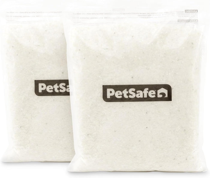 PetSafe ScoopFree Premium Crystal Cat Litter - Outperforms Clay Litter - Refill Packs - Reusable Tray Compatible - Fresh Scent - 4.3 lb Bags - 2 Pack