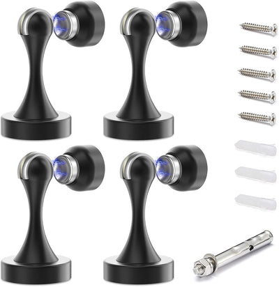 Magnetic Door Stop Stainless Steel，Door Stopper, Heavy Duty for Various Door Types, Keep Your Door Open, Wall Mount Door Holder/Catch