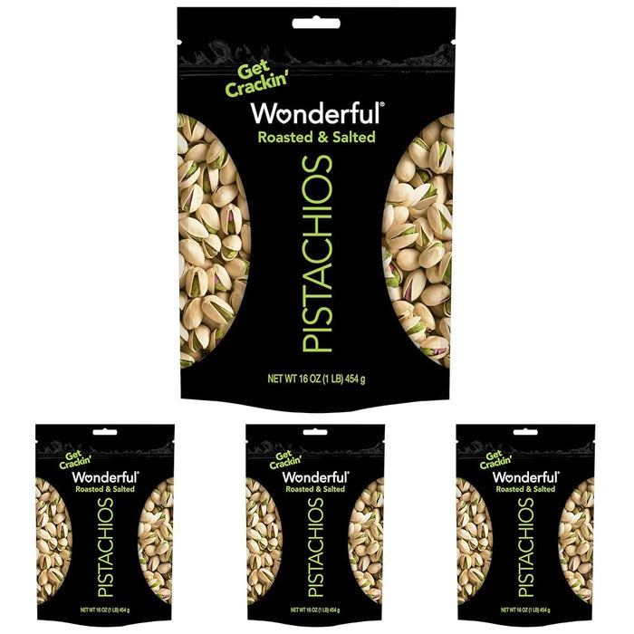Wonderful Pistachios In Shell, Roasted & Salted Nuts, 48 Ounce Resealable Bag, Protein Snacks, Bulk Snacks, Healthy Snacks for Adults