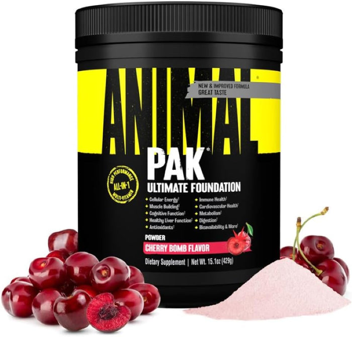 Animal Pak - Convenient Multivitamin for Men & Women Daily All-in-One Vitamin & Supplement Pack - Zinc, Vitamins C, B, D, Amino Acids, and Immune Support - Sports Nutrition Performance - 44 Count