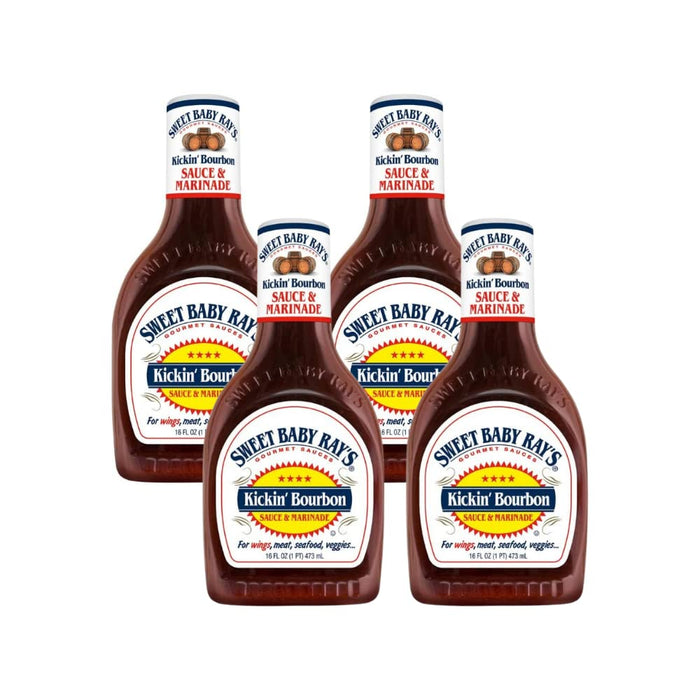 Sweet Baby Ray's Sauce and Marinade, Kickin' Bourbon , 16 OZ