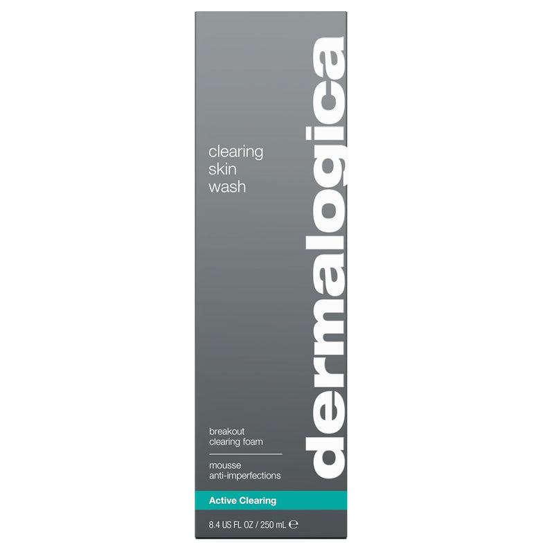 Dermalogica Clearing Skin Wash - Anti-Aging Acne Face Wash - Natural Breakout Clearing Foam with Salicylic Acid and Tea Tree Oil