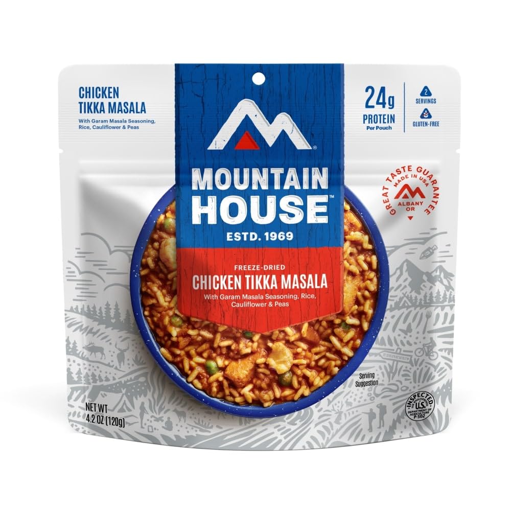 Mountain House Vanilla Ice Cream Sandwich | Freeze Dried Backpacking & Camping Food | 1 Serving