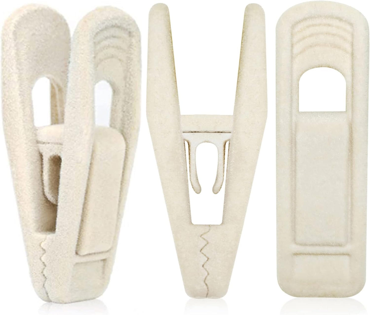 Black Velvet Hangers Clips (80-Pack), Non-Slip Strong Velvet Hangers Clips for Velvet Skirt Hangers, Velvet Pants Hanger Velvet Clips Fit for Thin Velvet Clothes Suit Hangers