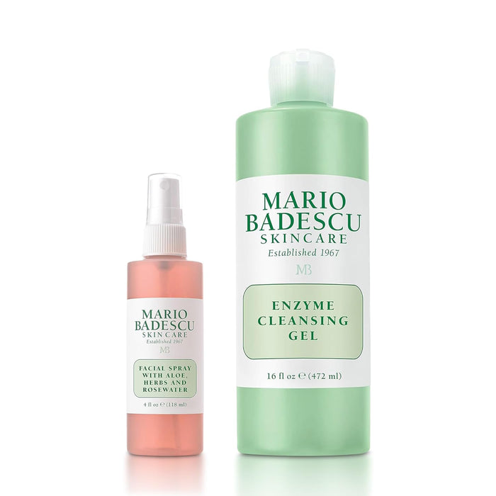 Mario Badescu Facial Spray with Aloe, Herbs and Rose Water for All Skin Types, Face Mist that Hydrates, Rejuvenates & Clarifies