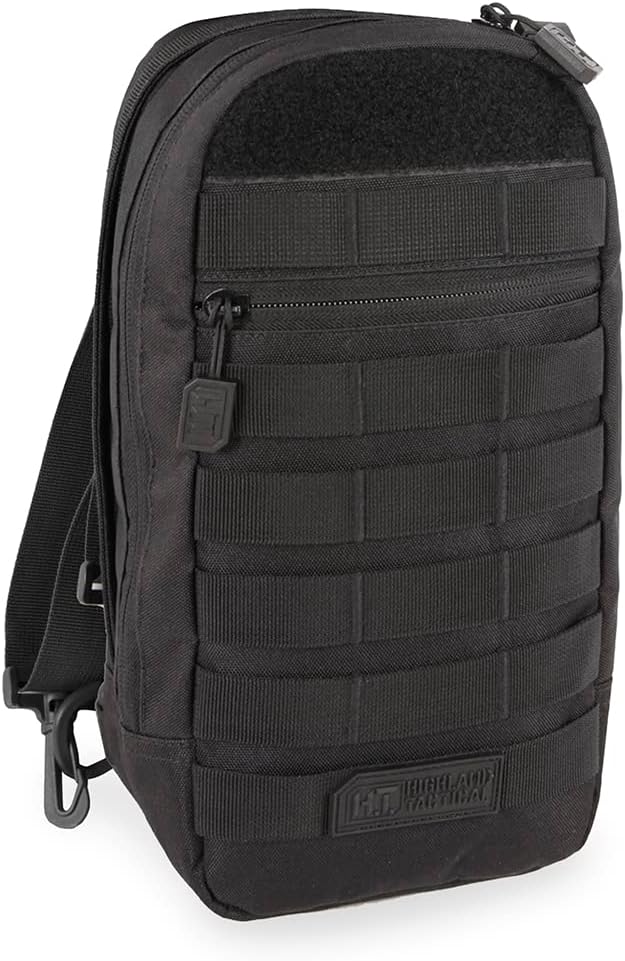 Highland Tactical Tactical Sling Bag, Black