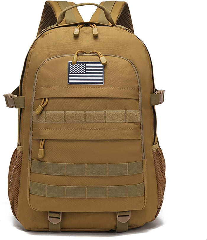 Camo Backpack for Boys,Kids Army Backpack Boys with USA Flag Patch,35L Waterproof Tactical School Backpack for Travel Outdoor