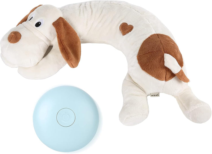 Heartbeat Puppy Toy, Comfort Cuddler Pillow, Dog Anxiety Relief Calming Aid,Heartbeat Stuffed Toy for Dogs,Puppy Heartbeat Toy Sleep Aid,Dog Heartbeat Toy for Pet