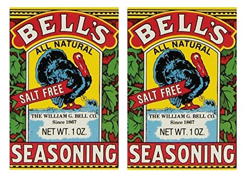 Bell's All Natural Seasoning 1oz Box, Classic Salt-Free Poultry Blend, Gluten-Free, Kosher & Non-GMO