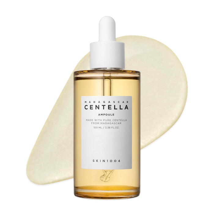 SKIN1004 Madagascar Centella Ampoule 3.38 fl.oz, 100ml, Korean Face Serum with Centella Asiatica, Hydrating and Moisturizing Care, Soothing Facial Serum for Skin Balance and Glow, Korean Skin Care
