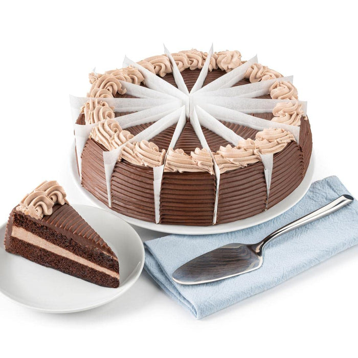 David's Cookies Layered Carrot Cake 10" - Pre-sliced 14 pcs. Fresh Gourmet Bakery Dessert With Rich Cream Cheese Frosting, Delicious Gourmet Easter Food Cake Gift Idea for Women, Men, Kids and Family