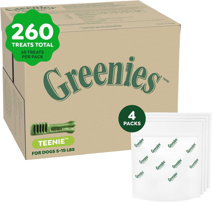 Greenies Original Teenie Dental Dog Treats, 36 oz. Pack (130 Treats)