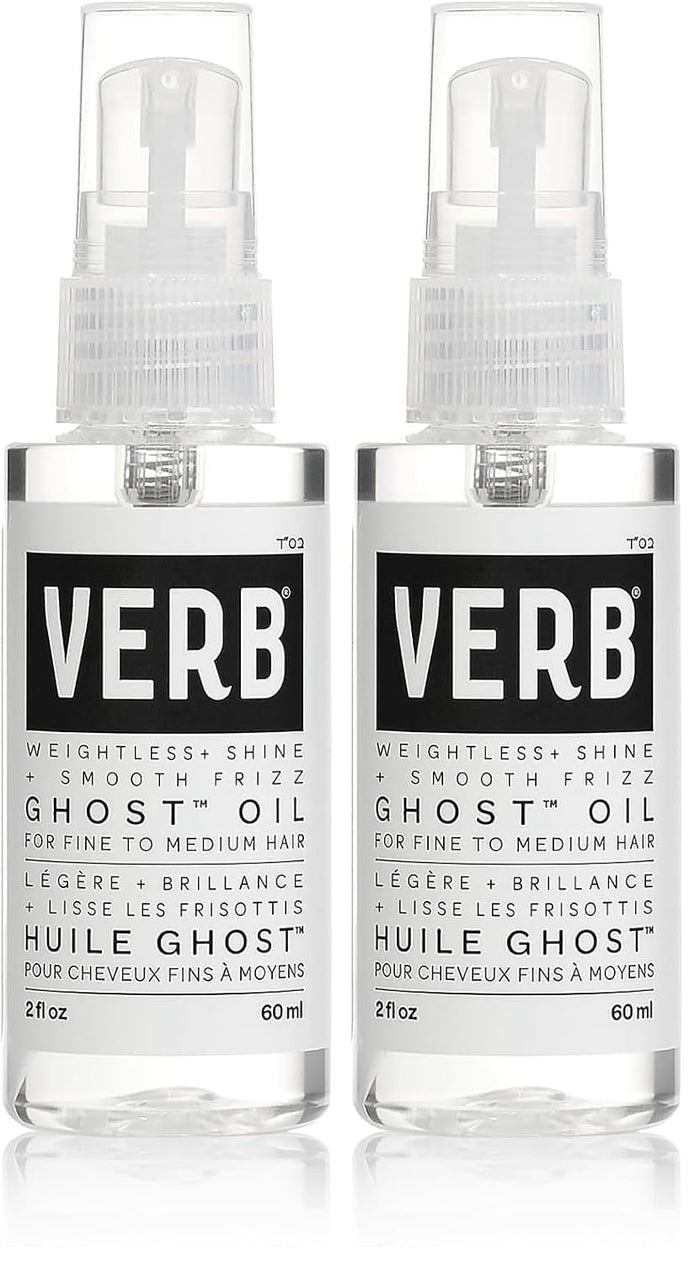 VERB Ghost Oil - Weightless Hair Oil for Fine to Medium Hair - Smooths Frizz, Adds Shine - No Parabens, Gluten or Harmful Sulfates