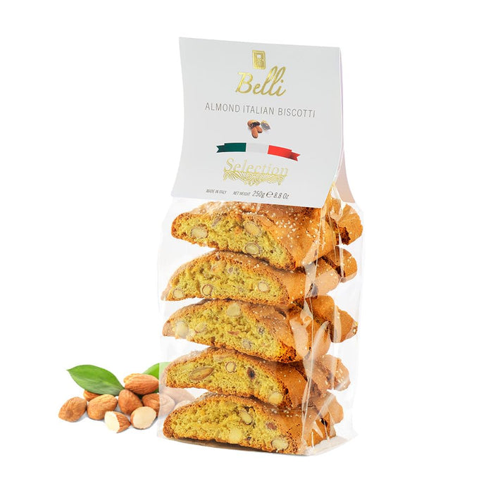 Italian Figs Biscotti | Made in Tuscany, Italy | Belli Traditional Semi Soft Biscuits