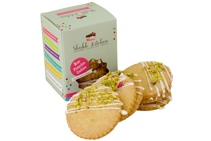 Cranberry Pistachio Orange Cookies- Holiday Gourmet Cookies, 100% Egg-Free & Vegetarian, Handmade Bakery-Style with Real Butter & Orange Zest, No Preservatives, 6 oz Pack Festive & Delicious Gift